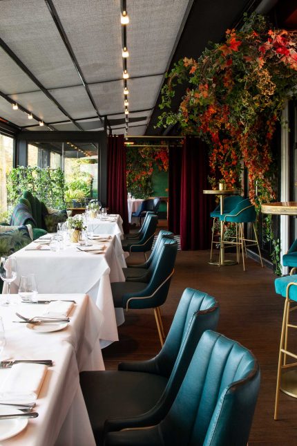 Outdoor dining in Kent restaurant brasserie cocktail bar terrace orpington bromley Petts wood Locksbottom