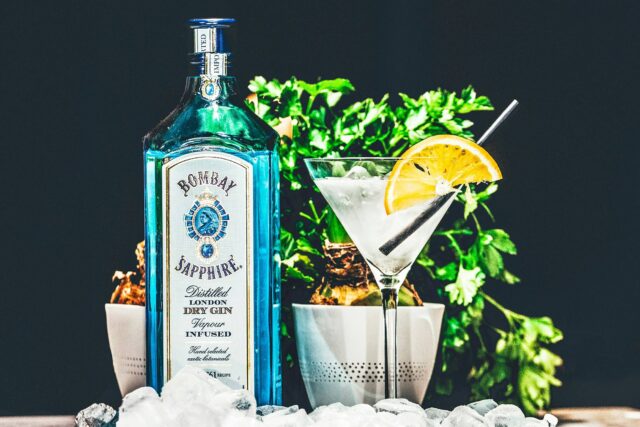 Sophisticated gin tasting event in the stylish bar and terrace at Chapter One Kent.